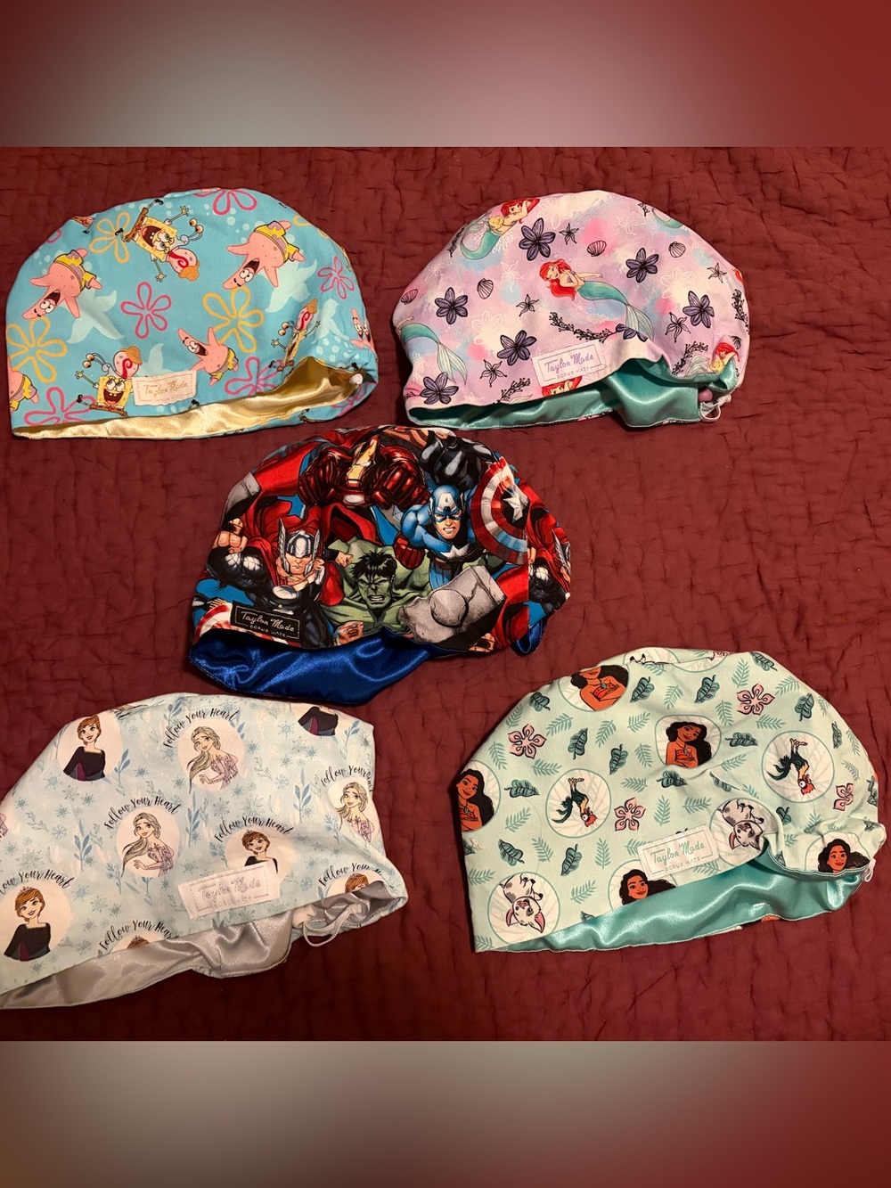 Taylor Made Satin Lined Scrub Hats